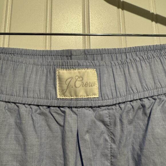 J Crew Blue End On End Cotton Wide Leg PJ Pants NEW Plus Size 2X - Picture 4 of 8